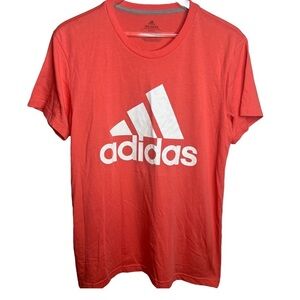 Men’s Coral/ Pink Adidas T Shirt